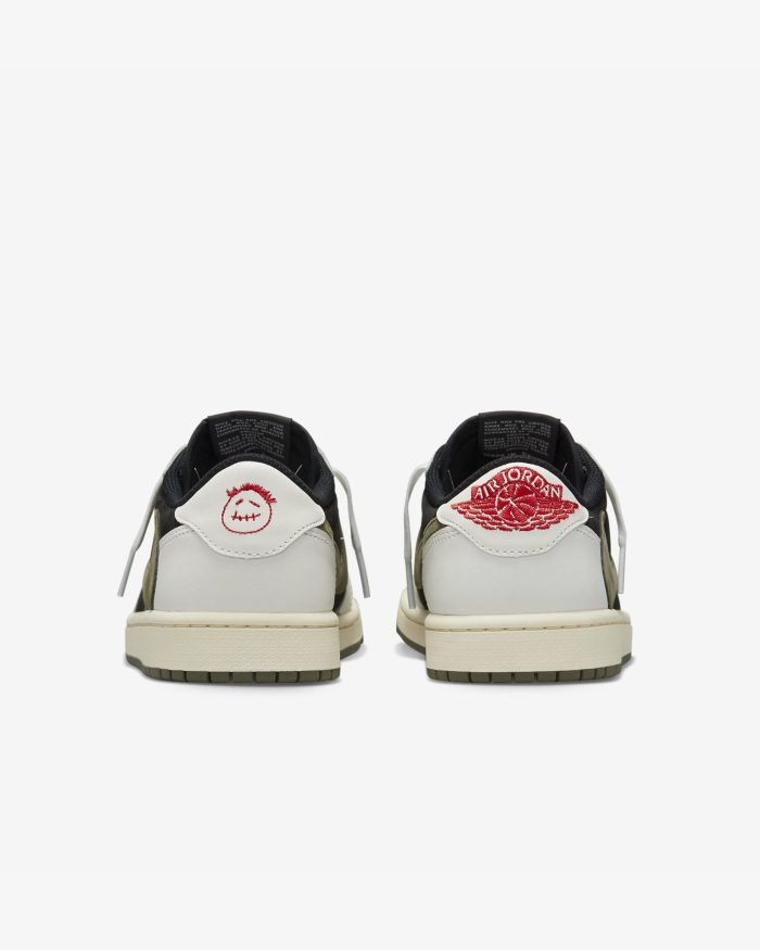 Air Jordan 1 Low x Travis Scott Oliva Mediana - Imagen 6