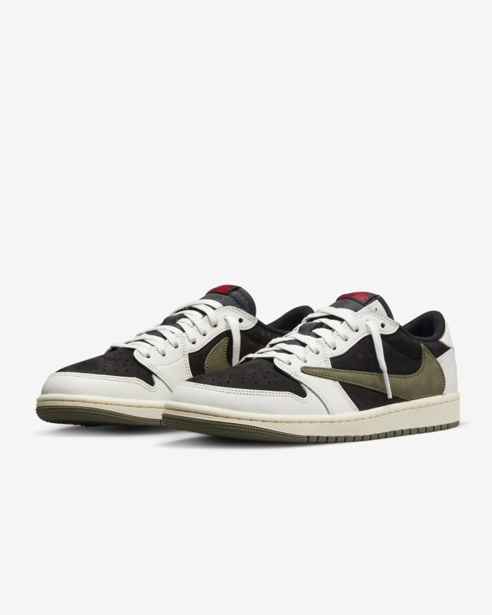 Air Jordan 1 Low x Travis Scott Oliva Mediana - Imagen 3