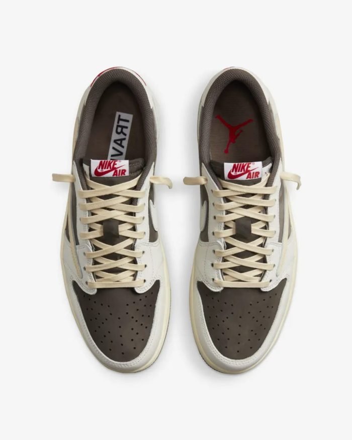 Air Jordan 1 Low x Travis Scott Sail and Ridgerock - Imagen 4